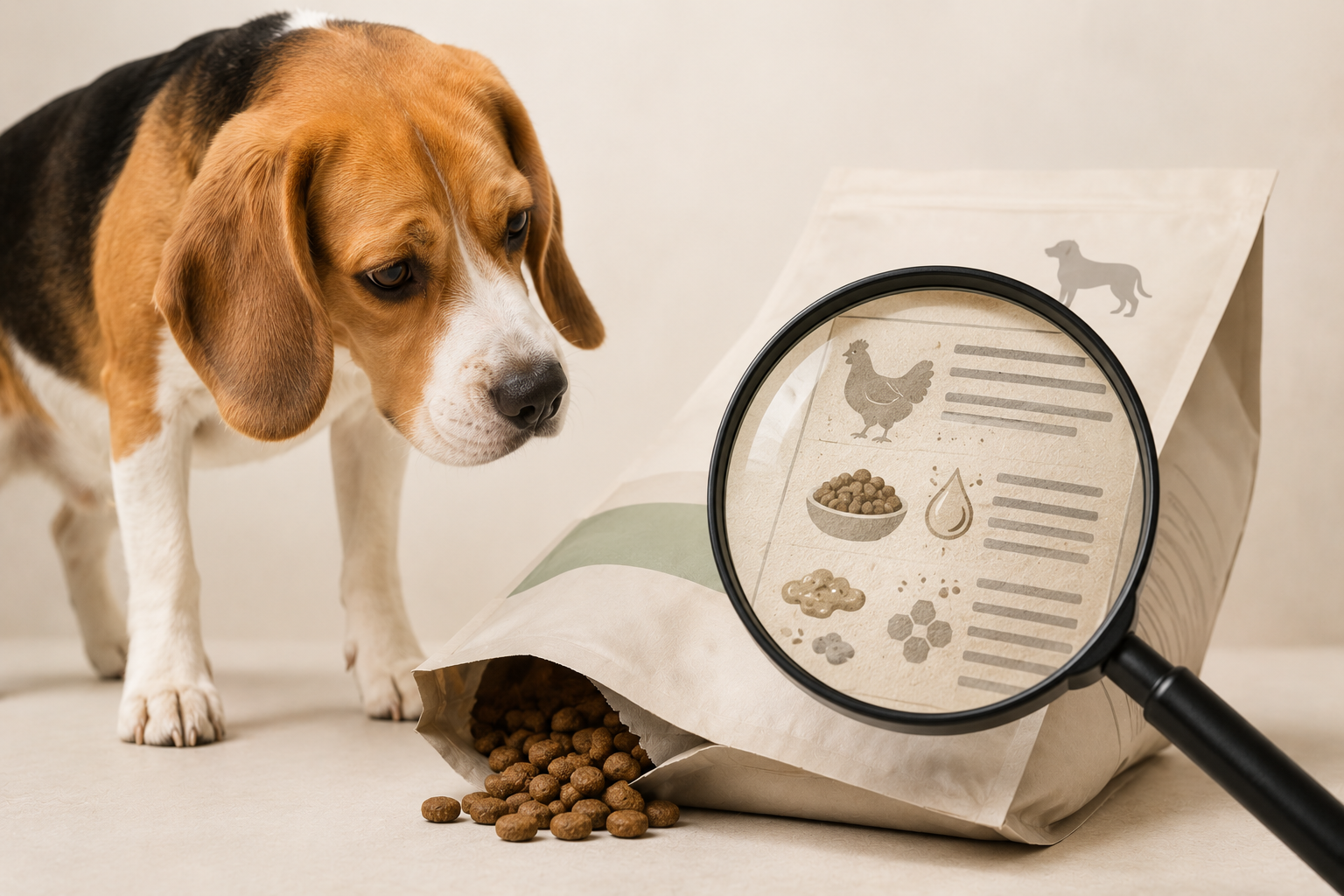 A pet food label is the most important page in your dog's day.