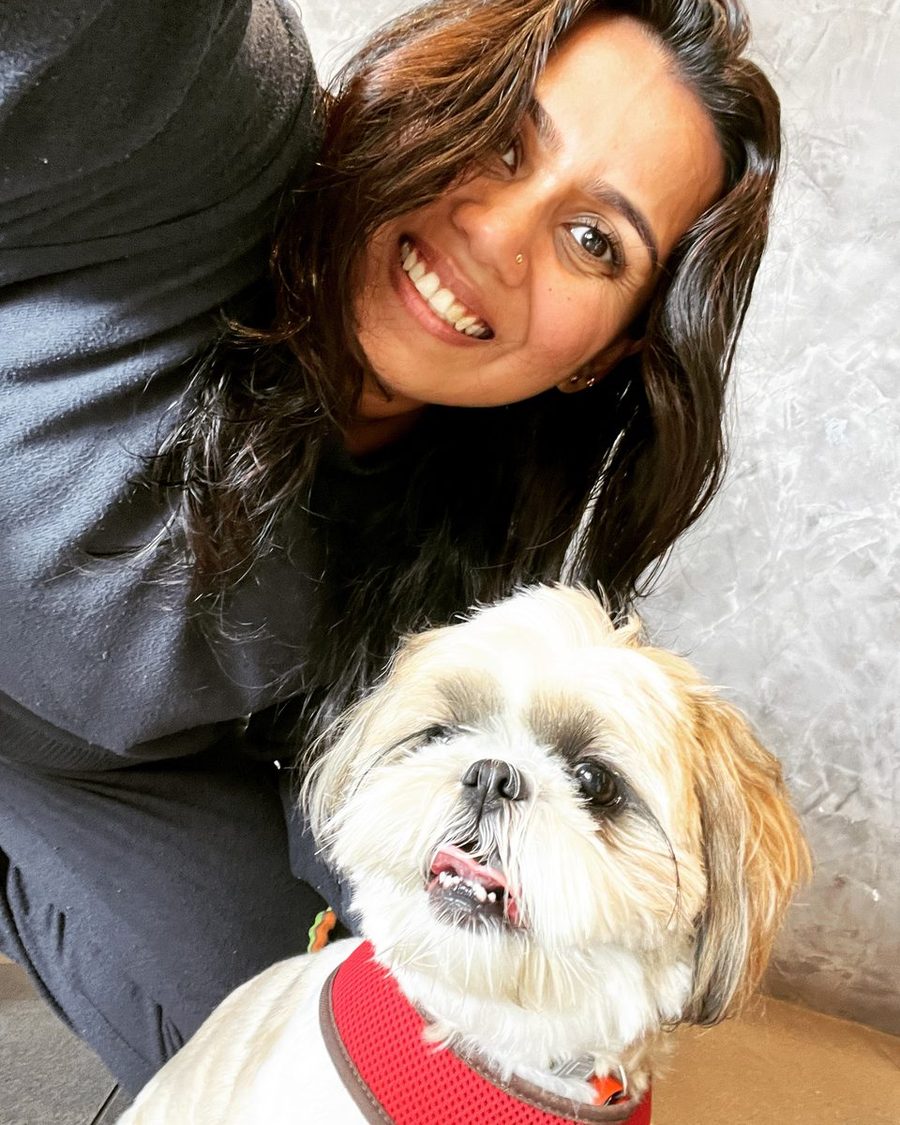 Niko and his owner.